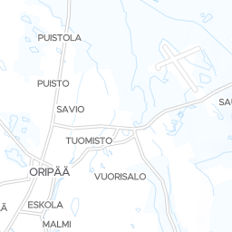 Oripää - ski trail map