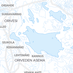 Orivesi - ski trail map