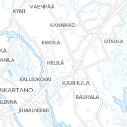 Kotka - latukartta