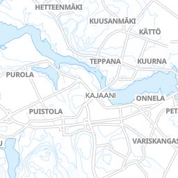 Kajaani - latutilanne ja latukartta