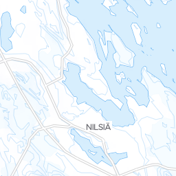 Nilsiä - ski trail map