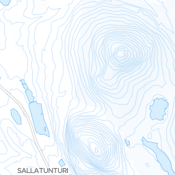 Salla - ski trail map